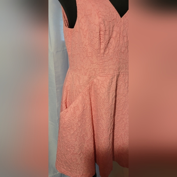 * YOANA BARASCHI BLUE Anthropology  pink dress - Picture 2 of 5
